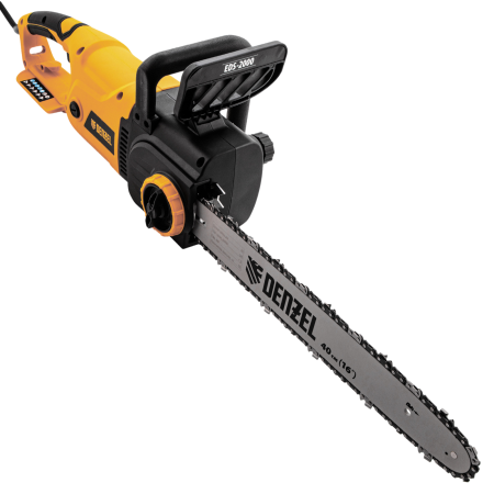 Пила цепная электрическая DENZEL EDS-2000, 2 кВт, шина 40 см, шаг 3/8, 56 звеньев