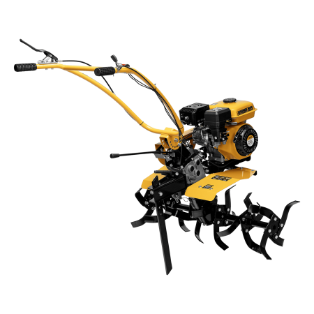 Мотоблок DENZEL DPT-170SB, 7 л.с., ремен.сцеп, фрез 3х4, ШОМ, без колес, передачи 2В/1Н