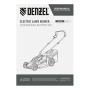 Газонокосилка электрическая DENZEL GM-1300, 1300 Вт, шир. 32 см, 5 уров., травосб. 35 л