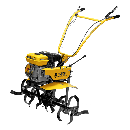 Мотоблок DENZEL DPT-270SB, 7 л.с., ремен.сцеп, фрез 3х4, ШОМ, без колес, передачи 2В/1Н