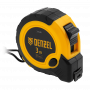 Рулетка DENZEL 3м х 13мм, двухкомп. корпус, кнопка-пауза