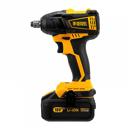 Гайковерт ударный аккумуляторный бесщет DENZEL CIW-IB-300, Li-ion, 18В, 300Нм Гайковерт ударный аккумуляторный бесщет DENZEL CIW-IB-300, Li-ion, 18В, 300Нм