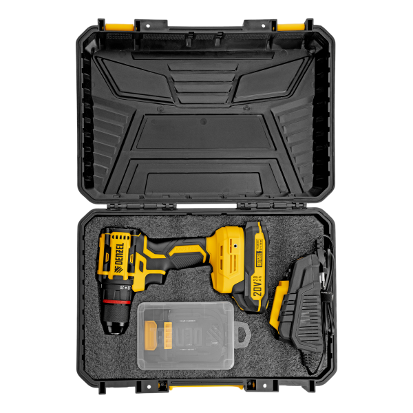 Дрель-шуруповерт аккумуляторная бесщет. DENZEL CDH-BL-20, Li-Ion, 20 В