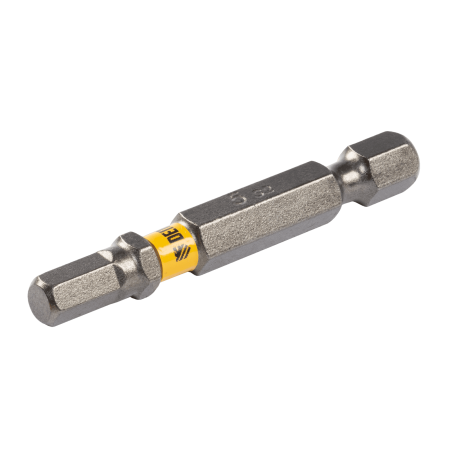 Бита DENZEL HEX 5х50, сталь S2, шестигранный профиль, 10 шт. Е 6,3