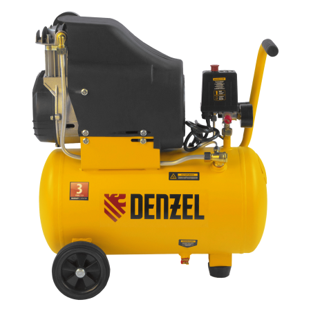 Компрессор воздушный безмасляный DENZEL DLC1300/24, 1.3 кВт, 206 л/м, 24 литра Компрессор воздушный безмасляный DENZEL DLC1300/24, 1.3 кВт, 206 л/м, 24 литра