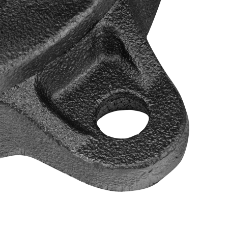 Тиски слесарные DENZEL BVH-125, 125 мм, поворотные, стальная направляющая, с наковальней