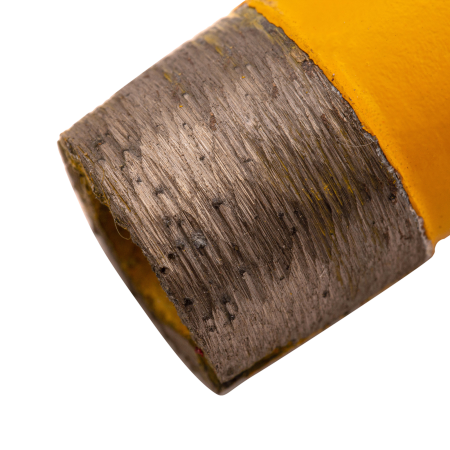 Сверло алмазное по керамограниту DENZEL 72676, 14 мм, мокрая резка, трехгранный хвостовик