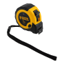 Рулетка DENZEL 3м х 16мм, двухкомп. корпус, кнопка-пауза