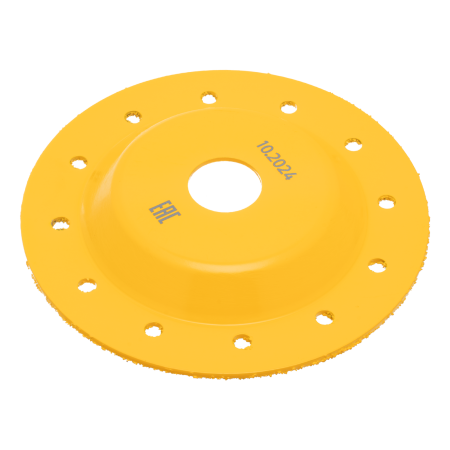 Чашка твердосплавная зачистная DENZEL, 125 мм, Плоская, мелкое зерно #32