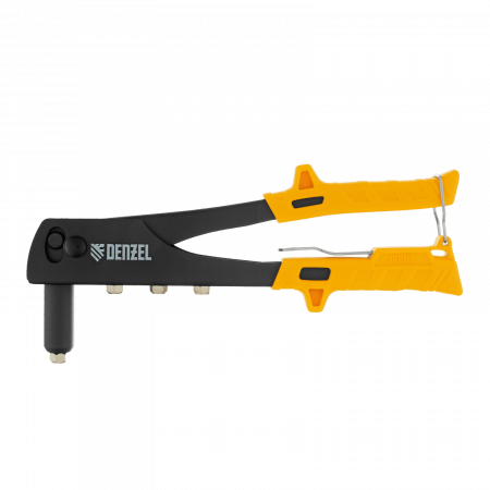 Заклепочник ручной DENZEL 255 мм, заклепки 2,4-3,2-4,0-4,8 мм