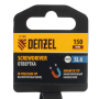 Отвертка DENZEL SL6x150 мм, CrV, трехкомпонентная рукоятка