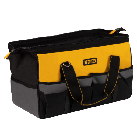 Сумка для инструмента DENZEL 500х245х300 мм, 20 карман.,съемный органайз. 10 карман.,наплеч. рем.