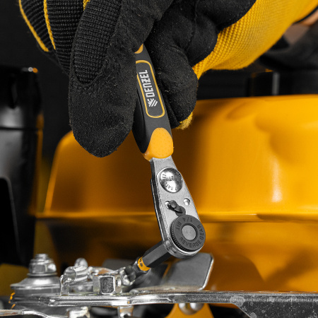 Бита DENZEL SL6,0х50, сталь S2, шестигранный профиль, 10 шт. Е 6,3