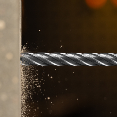 Бур по бетону DENZEL, цельная крестовая пластина, 12x215 мм, SDS PLUS