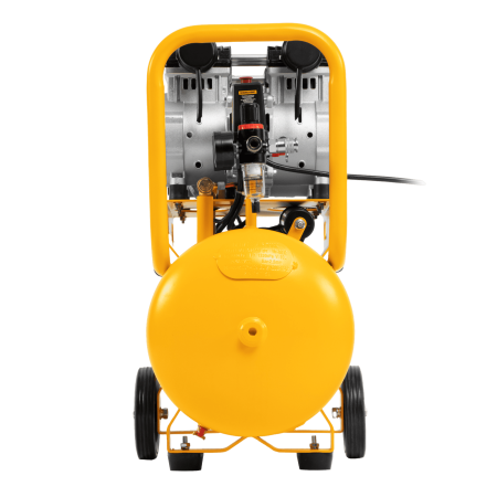 Компрессор безмасляный, малошумный DENZEL DLS 2200/50, 2200 Вт, 2x1100, 50 л, 380 л/мин