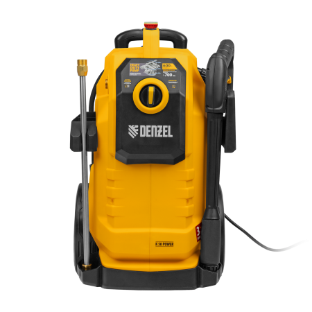 Моечная машина высокого давления DENZEL K 50 Power, 2100 Вт, 150 бар, 600 л/ч, асинхронный двигатель