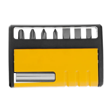 Набор бит с магнитным держателем DENZEL S2, 8 шт.