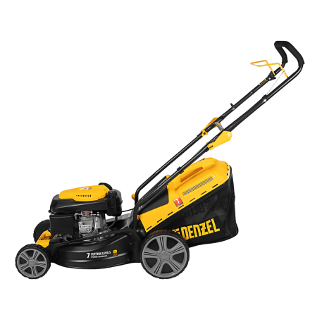 Газонокосилка бензиновая DENZEL GLD-460, 146 см3, ширина 46 см, ручная, 7 уровней