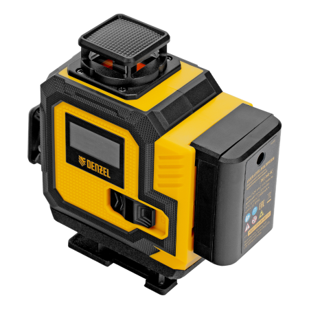 Лазерный уровень мультипризменный DENZEL DLV 360-4T, 30 м, зеленый луч, Li-Ion 2,4 Aч, штатив
