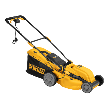 Газонокосилка электрическая DENZEL GMC-1800, шир. 38см, 1800 Вт, 6 уров., травосб. 35 л