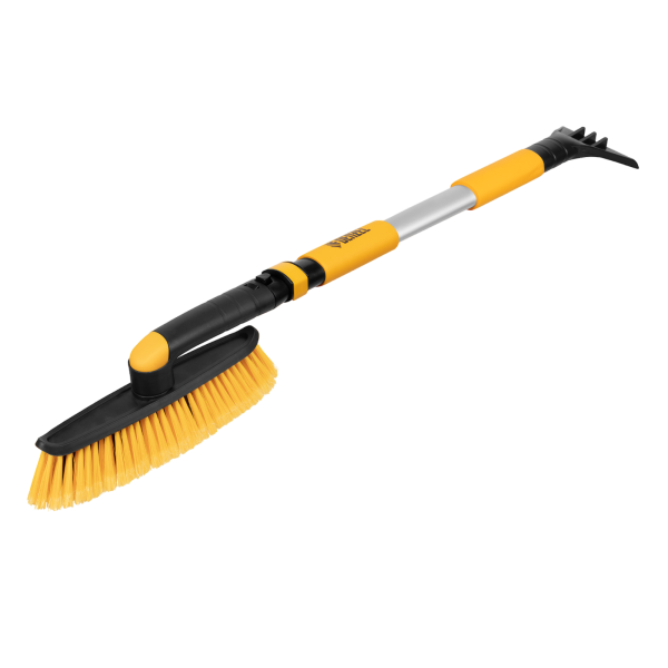 Щетка-сметка со скребком DENZEL телескоп, поворотная голова, 750-1120 мм Щетка-сметка со скребком DENZEL телескоп, поворотная голова, 750-1120 мм