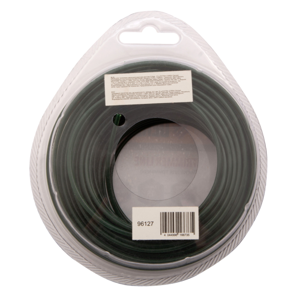 Леска для триммера DENZEL Flex Сord 96127, 2 мм x 15 м, круглая, двухкомпонентная