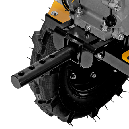 Мотоблок DENZEL DPT-270S, 7 л.с., ремен.сцеп, фрез 3х4, ШОМ, передачи 2В/1Н