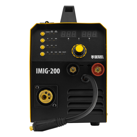 Аппарат инвертор. полуавтомат. cварки DENZEL IMIG-200, 200 А, ПВ 60%, катушка 5 кг