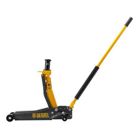 Домкрат гидравлический подкатной DENZEL 2/3 т, 98-770 мм, быстрый подъем, низ. подхват, проф, SUV