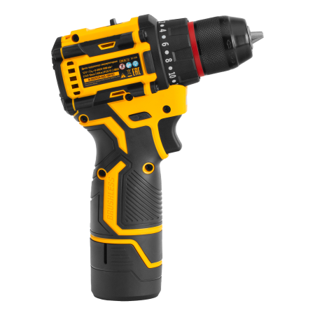 Дрель-шуруповерт аккумуляторная бесщет. DENZEL CDH-BL-12, Li-Ion, 12 В