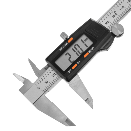 Штангенциркуль DENZEL 150 мм, электронный, с глубиномером