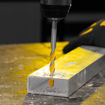 Набор сверл универсальных DENZEL, Multi cut, 4-10 мм, 5 шт.