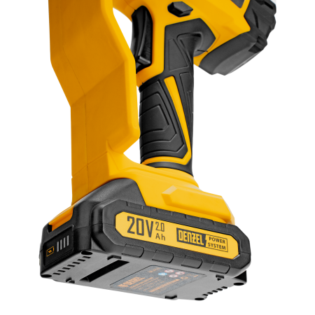 Цепная мини-пила аккумуляторная бесщеточная DENZEL СCS-200BL, шина 200 мм, Li-Ion, 20 В