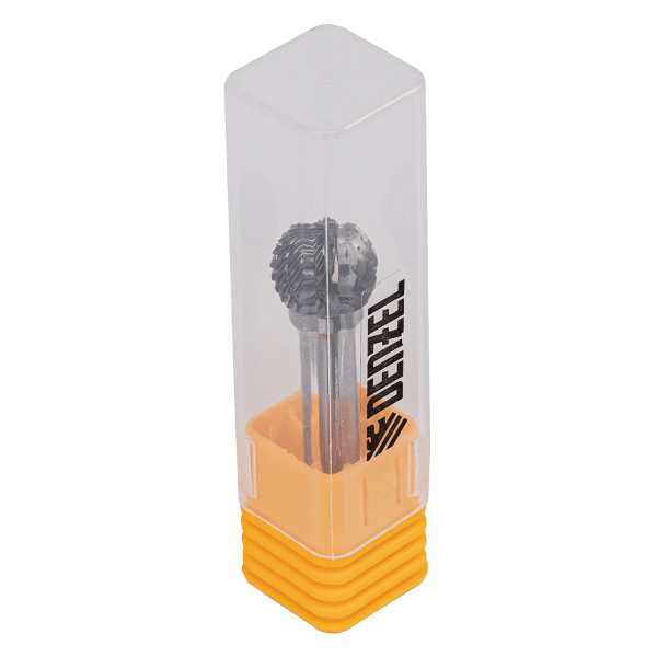 Борфреза по металлу DENZEL твердосплавная, шарообразная, тип-D, 12 мм