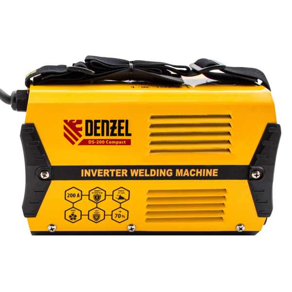 Аппарат инверторный дуговой сварки DENZEL DS-200 Compact, 200 А, ПВ 70%, 1.6-5 мм