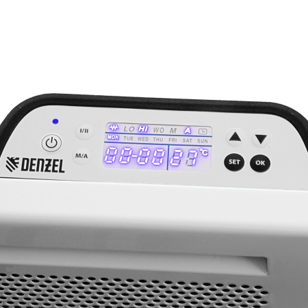 Конвектор гибридный электрический DENZEL HybridX-1000, ИК нагреватель, цифровой термостат