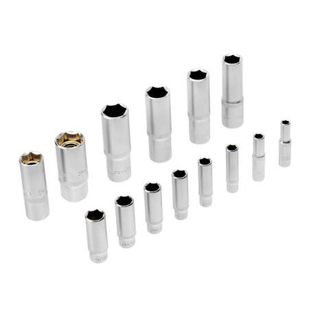 Набор инструментов DENZEL 1/2", 1/4", CrV, S2, пластиковый кейс, 94 предмета