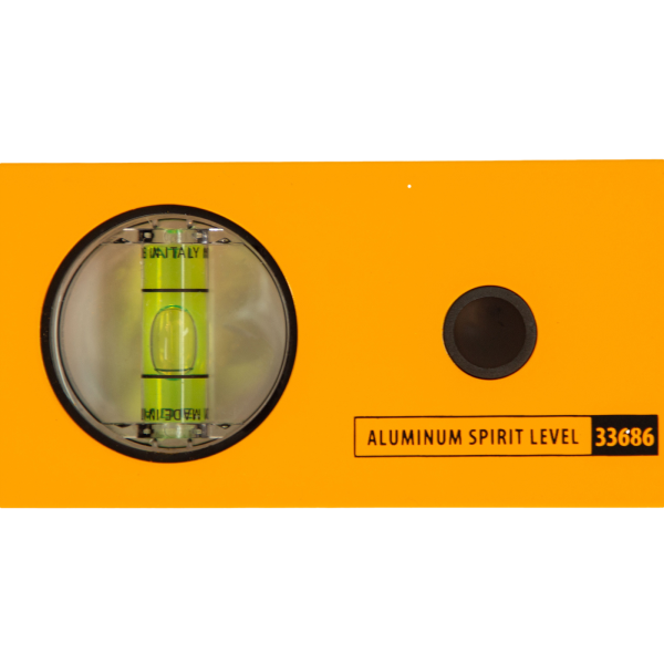 Уровень алюминиевый DENZEL 33686, 2000 мм, 3 глазка, фрезерованный