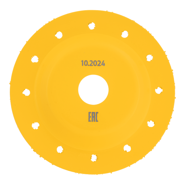 Чашка твердосплавная зачистная DENZEL, 125 мм, Плоская, среднее зерно #16