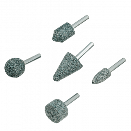 Набор шарошек DENZEL для дрели (ПШМ), 5 шт