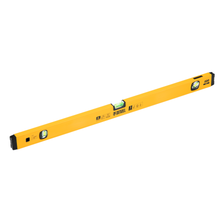 Уровень алюминиевый DENZEL магнит., фрезерованный, 3 глазка (1 зеркал.), 0,5 мм/м, 800 мм