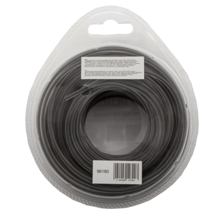 Леска для триммера DENZEL Extra Сord 96180, 2.4 мм x 15 м, круглая