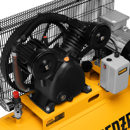 Компрессор воздушный DENZEL рем. привод BCV 5500-T/200, 5,5 кВт, 200 литров, 850 л/мин