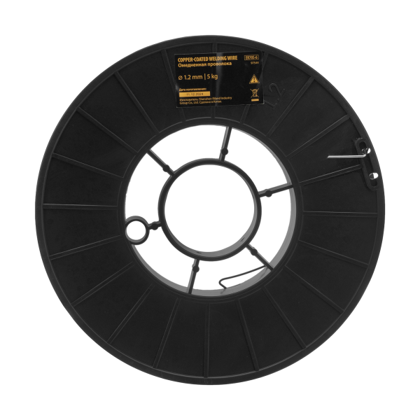 Омедненная проволока Denzel ER70S-6, диам. 1,2 мм, 5 кг, диам. катушки D200