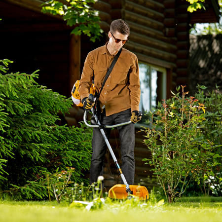 Триммер бензиновый DENZEL DTL-52, 52 см3, неразъемная штанга