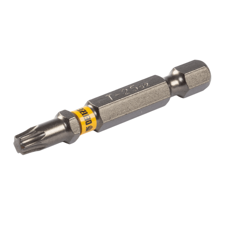 Бита DENZEL TX 25х50, сталь S2, шестигранный профиль, 10 шт. Е 6,3