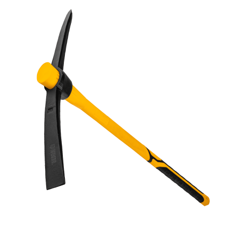 Кирка DENZEL 3000 г, фиберглассовая обрезиненная рукоятка 900 мм