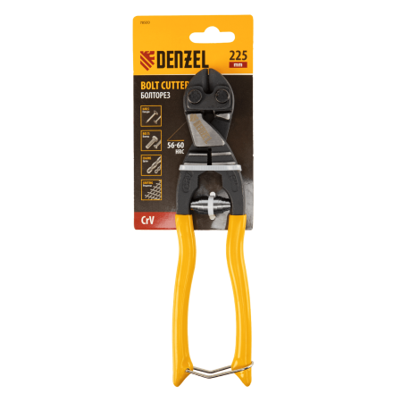Болторез компактный DENZEL 225 мм - 9", Cr-V