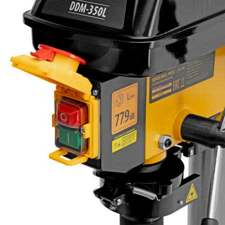 Станок сверлильный DENZEL DDM-350L, 350 Вт, 13 мм, 5 ск., лазер, настольный
