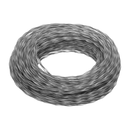 Леска для триммера DENZEL 96247 двухкомпонентная эллипс, 2,0мм х 15м, блистер EXTRA CORD